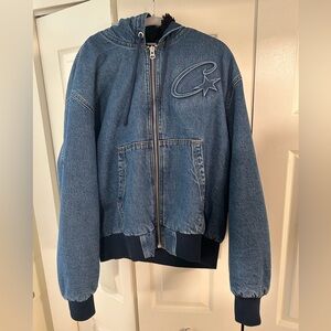 Corteiz Embossed C-Star Demin Work Jacket